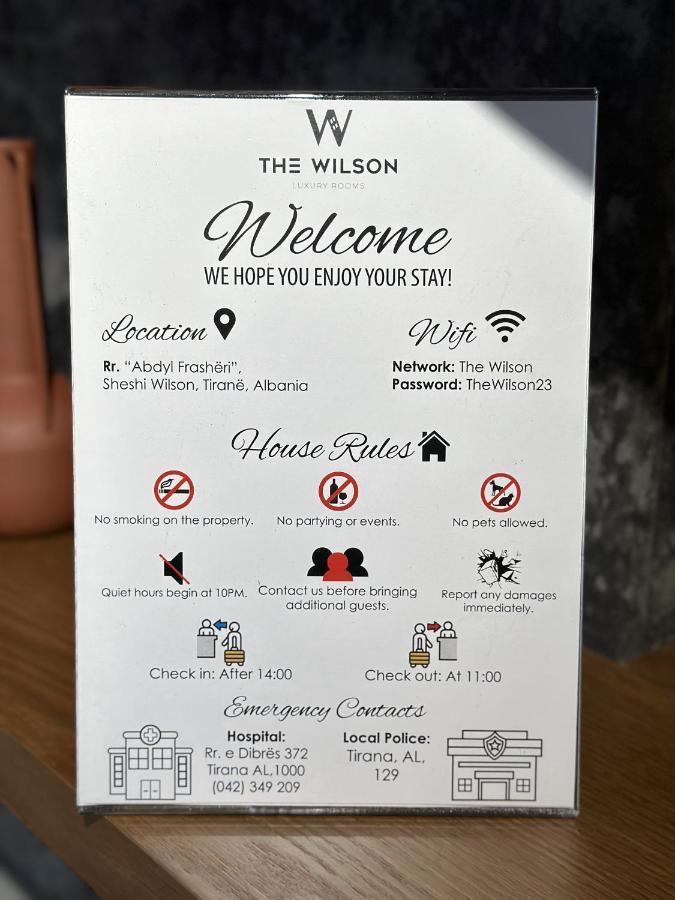 The Wilson Tirana Hotel Exterior foto